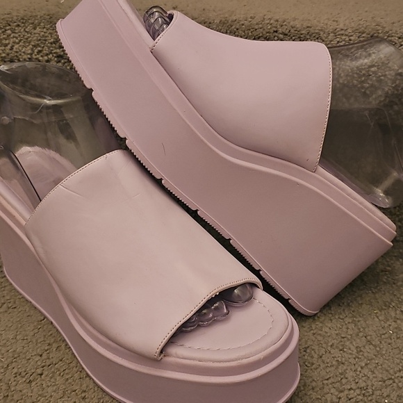 Madden Girl Shoes - L WIndii Wedge Madden Girl Lilac Lavender Purple